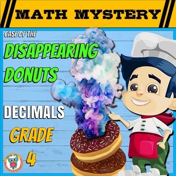 Preview of Decimals Math Mystery: Comparing Decimals, Converting Decimals to Fractions, +