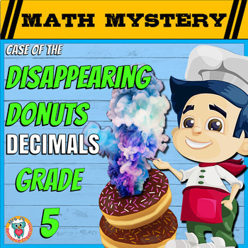 Preview of Decimals Math Mystery Game Activity:  Adding, Subtracting, Multiplying Decimals