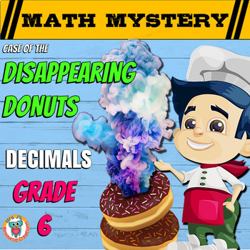 Preview of Decimals Math Mystery Game: Adding, Subtracting, Multiplying, Dividing Decimals