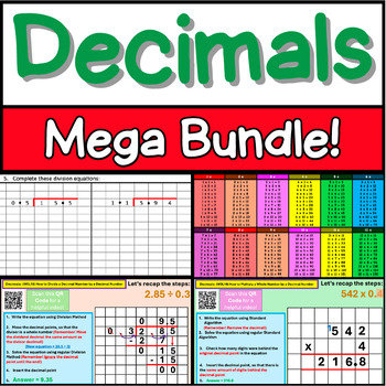 Preview of Decimals Mega Bundle: 5th Grade!