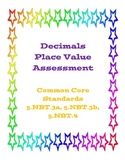 Decimals Place Value Assessment (Common Core)