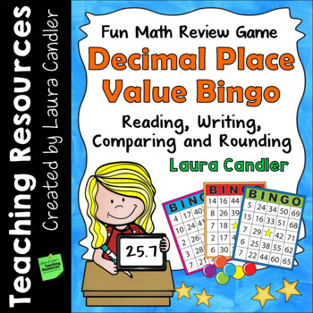 Preview of Decimal Place Value Bingo Math Game