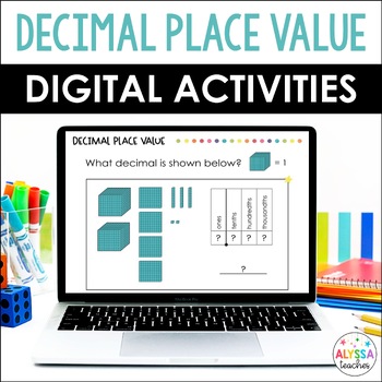 Preview of Decimals Place Value Digital Activities