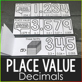 Decimals Place Value Flippables | Math Foldables