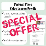 Decimals Place Value Notes and Google Slides Bundle