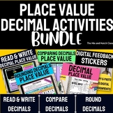 Decimals Place Value Read & Write, Compare Decimals, Round