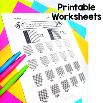 decimals place value worksheets by differentiation corner tpt