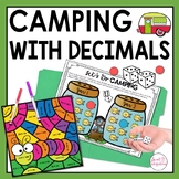 4th Grade Decimals Review Activities - Games, Color by Cod