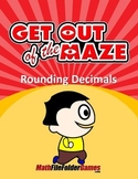 Decimals - Rounding Decimals Worksheets/Mazes (MINI BUNDLE)