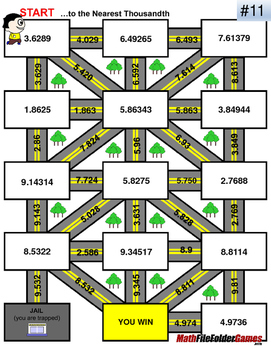 Decimals Rounding Decimals Fun Mazes Worksheets By