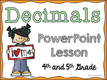 Preview of Decimals Slides Lesson - Reading and Writing Decimals, Comparing Decimals