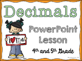 Decimals Slides Lesson - Reading and Writing Decimals, Com