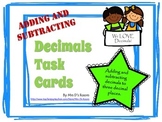 Adding and Subtracting Decimals Task Cards