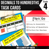 Decimals Task Cards 4th Grade Math Centers