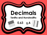 Decimals Task Cards (Tenths and Hundredths)