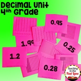 Decimals Unit with Lesson Plans - 4th Grade Decimals Lesso