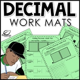 Decimals Work Mats Centers