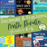 Decimals and Fractions 5th Grade Math Bundle