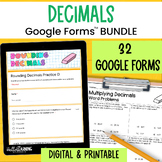 5th Grade Decimals Practice, Review and Assessment for Goo