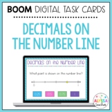 Decimals on the Number Line Boom Cards