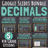 Decimals with Tenths and Hundredths Google Slides Math Les