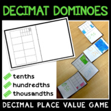 Decimat Dominoes | Decimals Activity
