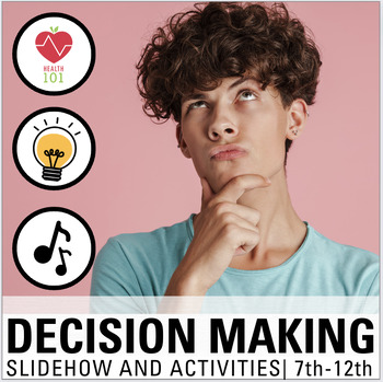 Preview of Decision Making Slideshow and Notes | Life Skills Problem Solving Activities