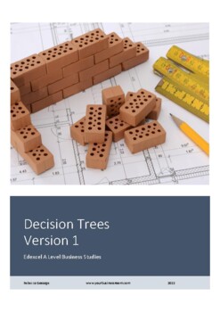 Preview of Decision Trees  for Business Studies. Case Study Practise Questions