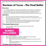 Decision of Texas - End of Unit Government Project