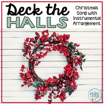 Preview of Deck the Halls - Christmas Folk Song with Orff Accompaniment
