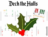 Deck the Halls - Pre-staff Finger Number Notation on the B