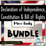 Declaration, Constitution, & Bill of Rights: Mini-Books & 