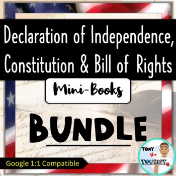 Preview of Declaration, Constitution, & Bill of Rights: Mini-Books & Activities BUNDLE!