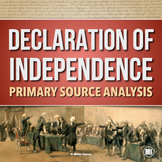 DECLARATION OF INDEPENDENCE Activity: Primary Source Analysis and Questions