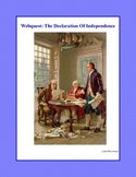 Declaration Of Independence WebQuest- American Revolution-
