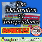 Declaration of Independence Activities Lesson for Causes o