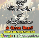 Declaration of Independence American Revolution Analysis P