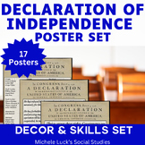 Declaration of Independence Classroom Posters Bulletin Board Set