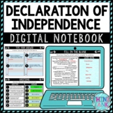 Declaration of Independence DIGITAL Interactive Notebook |