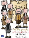 Bill of Rights {Differentiated Close Reading Passages & Questions}