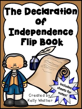 Preview of Declaration of Independence Flip Book