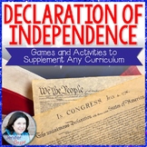Declaration of Independence- Games and Activities to Suppl