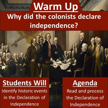 Preview of Understanding the Declaration of Independence