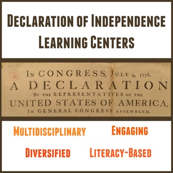 Preview of Declaration of Independence Learning Centers