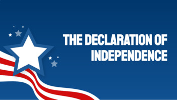 Preview of Declaration of Independence Lesson - Celebrate Freedom Week Resource