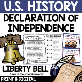 Preview of Declaration of Independence | Liberty Bell | U.S. History