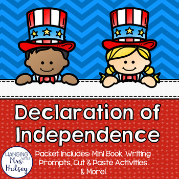 Preview of Declaration of Independence: Mini-Book & Printables