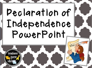 Preview of Declaration of Independence PowerPoint and FlipBook