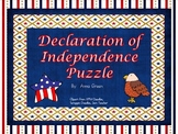 Declaration of Independence Puzzle Activity