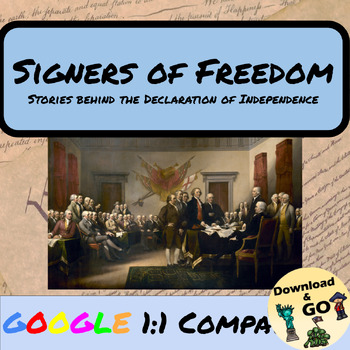 Preview of Declaration of Independence Reading Assignment - Signers of Freedom
